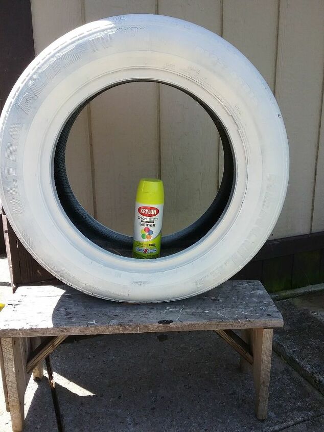paint old tire